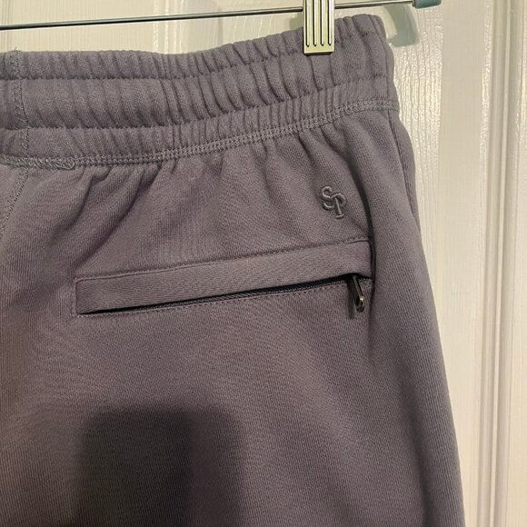 Maison Article Jogger Sweatpants Unisex Fleece Pockets Thick Medium‎ Gray Active - Picture 4 of 6